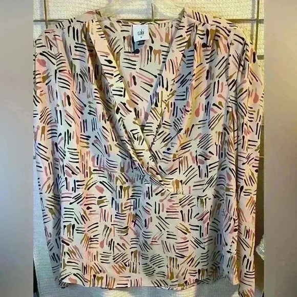 Vintage cabi Marni Blouse. Long sleeve. Wrap. - Picture 1 of 5